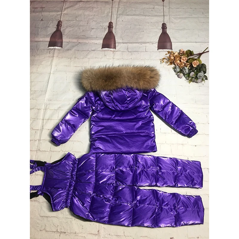 Детская куртка Зимние костюмы Детский пуховик зимняя одежда зимняя куртка для мальчиков, одежда для маленьких девочек теплая Модная одежда высокого качества