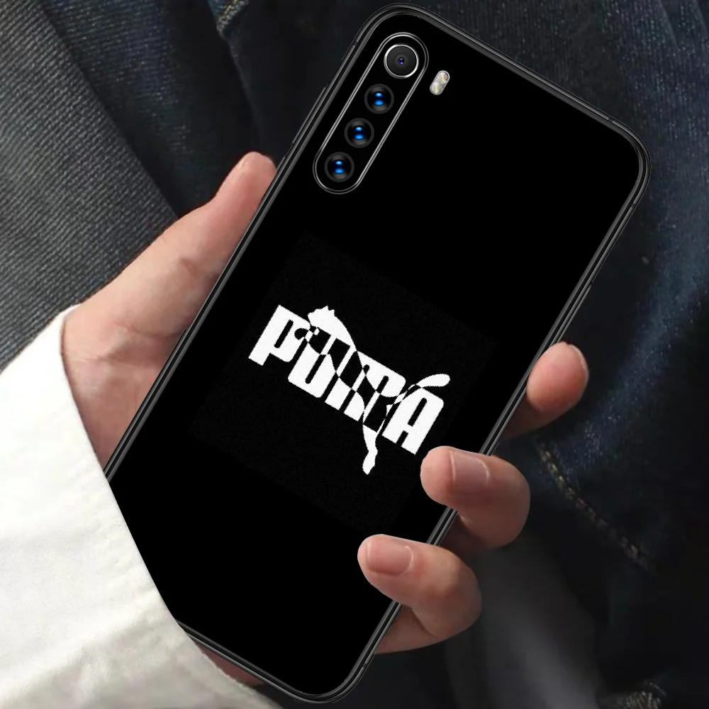 

Puma Sports Brand Phone Case For XIAOMI Redmi Note 5 7 8 T 9 6A 7A 8A 9S K 20 30 Pro black Cell 3D Back Tpu Funda Trend Hoesjes