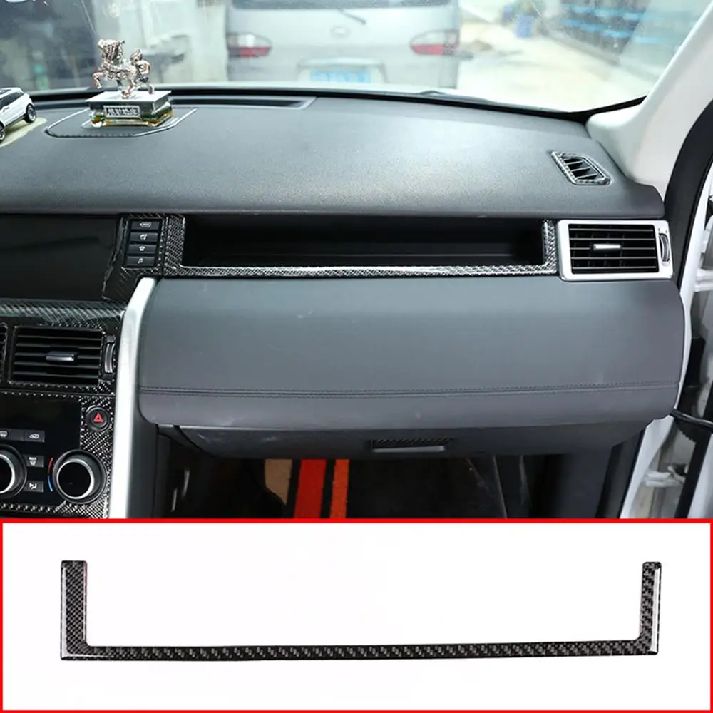 

Soft Carbon Fiber Car Passenger Side Decoration Stickers Trim For Land Rover Discovery Sport 2015-2019 Left Hand Drive