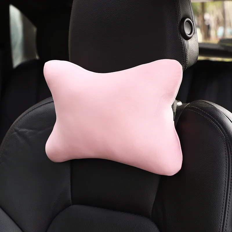 

Car Headrest Ice Silk Summer Car Neck Pillow Pillow Breathable Comfort Four Seasons General Car Interior Accessories Diy