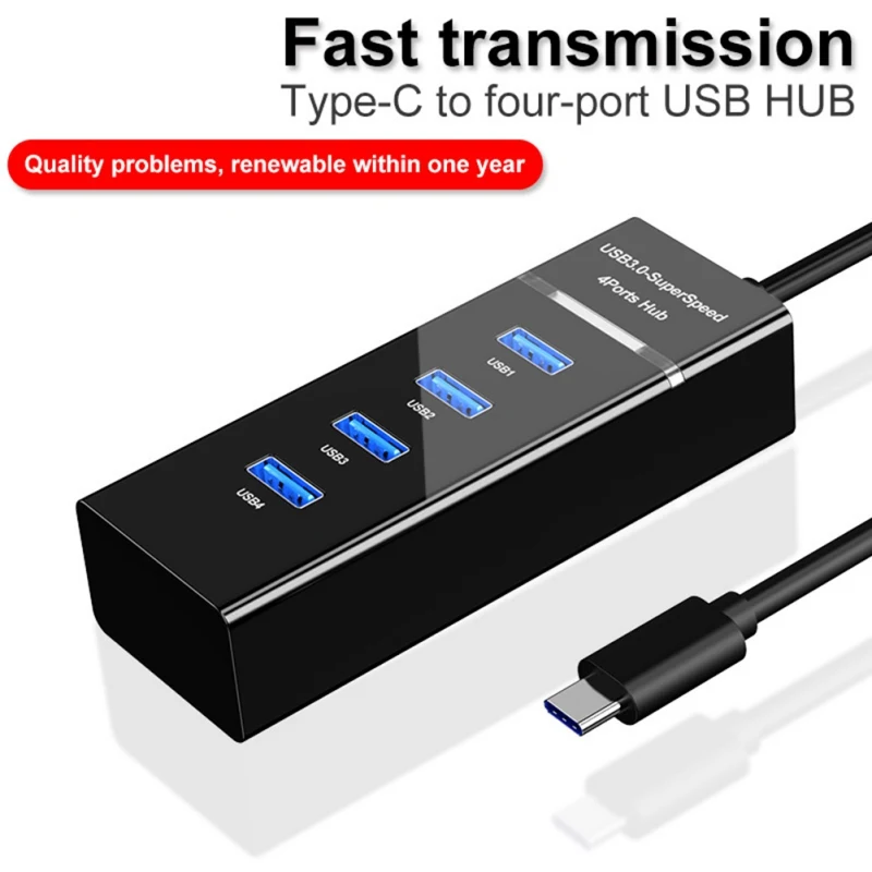 USB-концентратор USB 3 0 4 порта USB-разветвитель | Компьютеры и офис