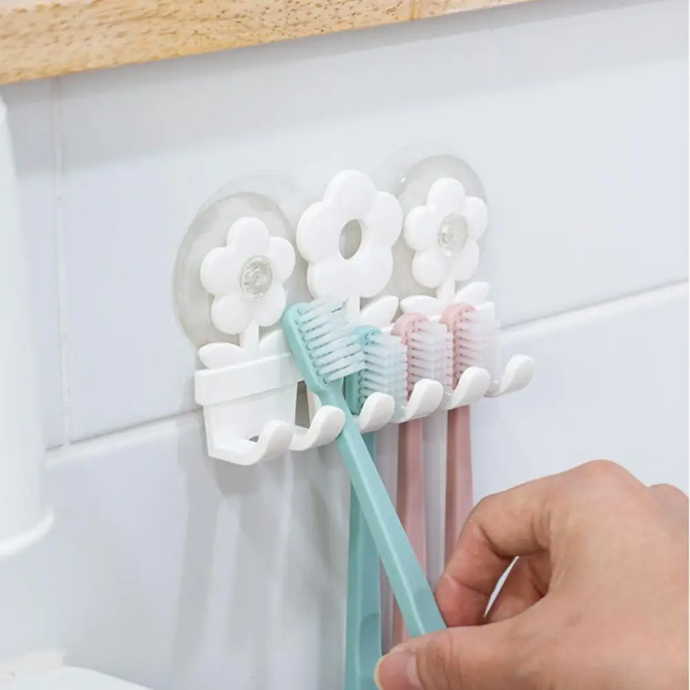 

Настенная присоска для зубной щетки держатель для ванной настенная подвесная Бытовая стойка для туалета стеллаж для хранения крючок