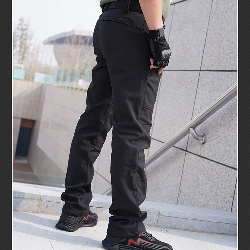 

Men Winter Waterproof Tactical Army Military Sharkskin Pants Softshell Hunt Hiking Fishing Climbing Brathable S-3XL Trousers
