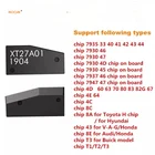 50 шт., супер чип VVDI для VVDI Key Chip XT27A01 XT27A66 Copier 4647484C4D4E, транспондер, неограниченная копия для vvdi key tool