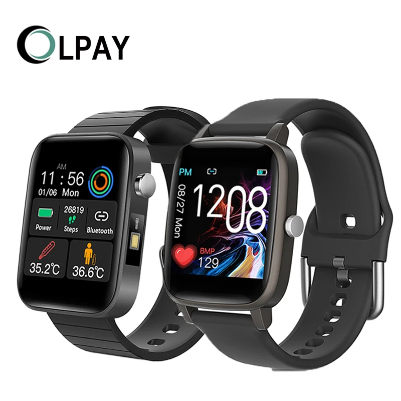 

Smart Watch T68/T98 Smartwatch Men Blood Pressure Oxygen Sport Watches with Body Temperature Measure Heart Rate Fitness Bracelet