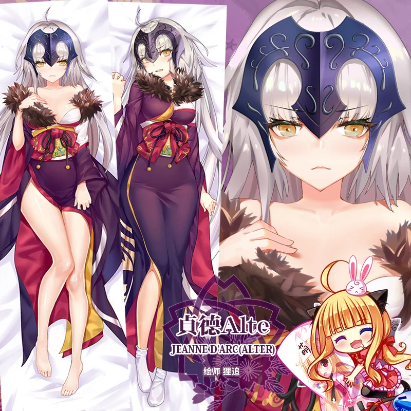 Чехол для подушки с рисунком из аниме-игры Tomoe Gozen выполненный в стиле ванной