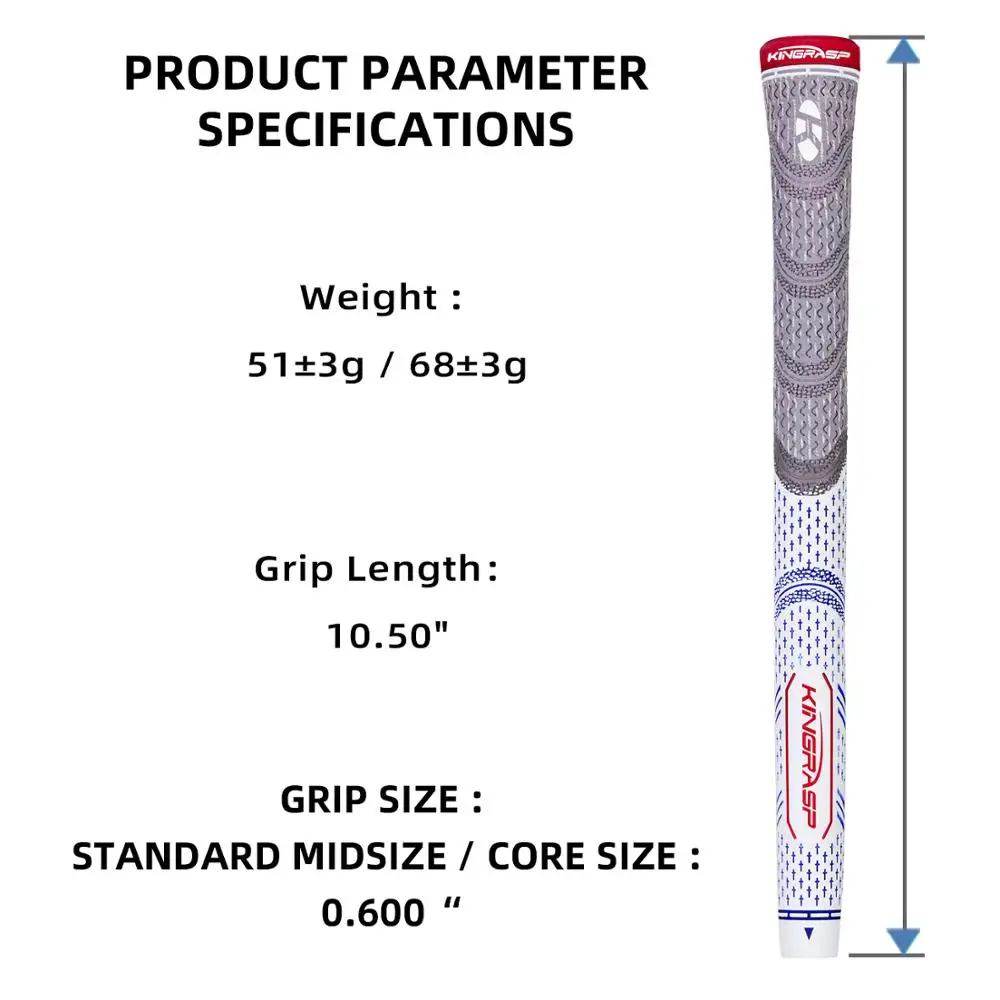 KINGRASP Hot New Unisex Golf grips High quality Rubber Golf driver Grips Color mixin 13pcs/lot Golf wood grips