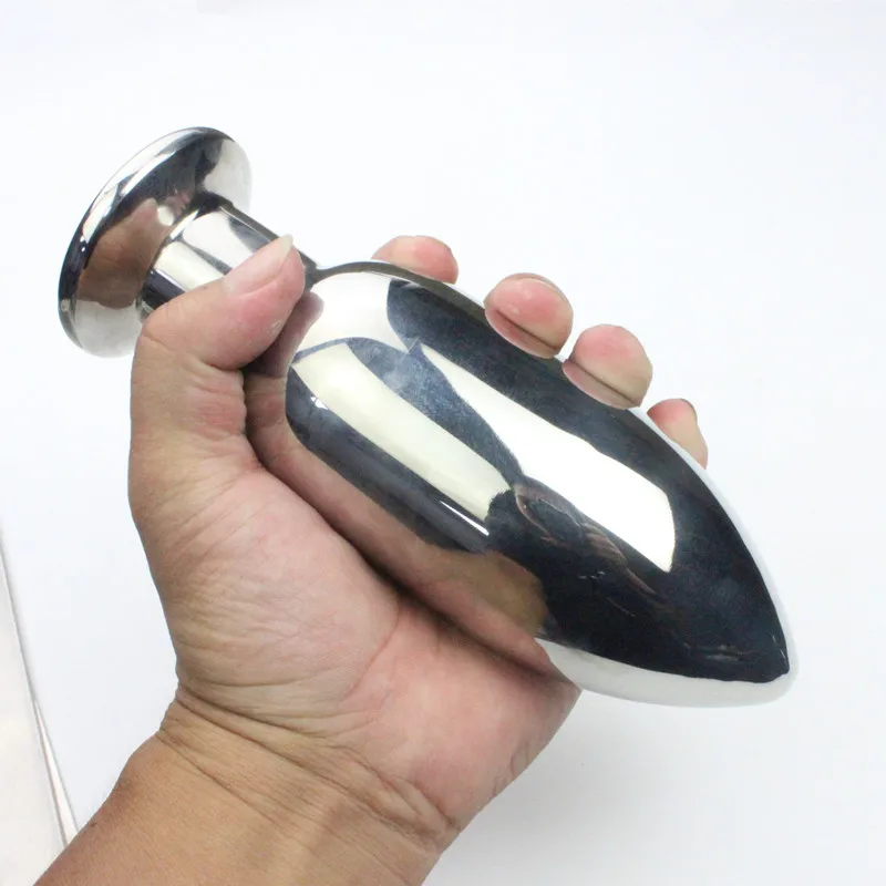 Solid Anal Plug Bolt Fist Sex Toys Stainless Steel Backyard Butt Anus Dilator Female Male Massager Device HH34 | Красота и здоровье