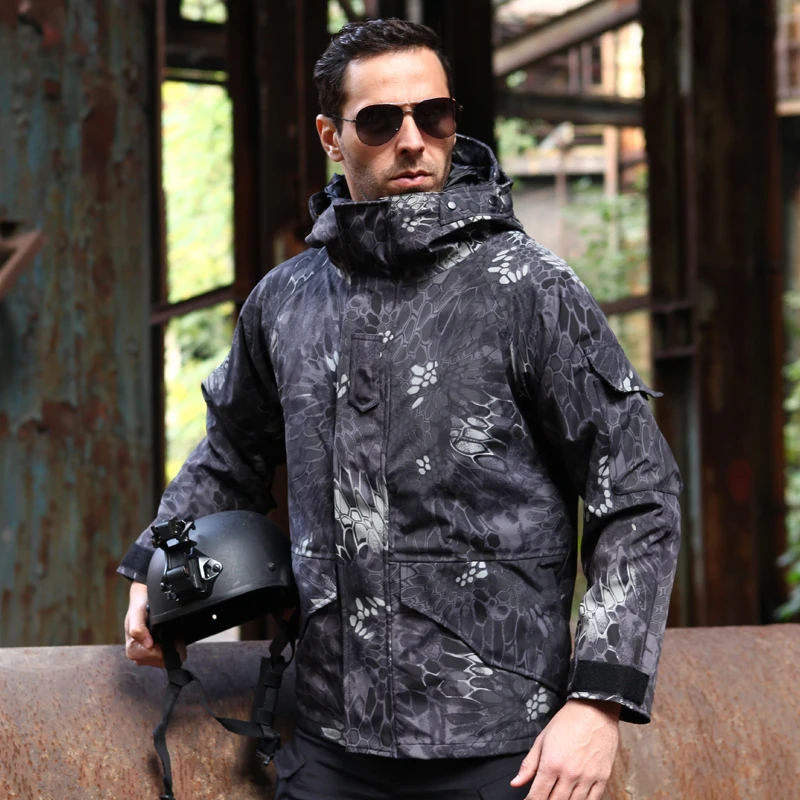 Тактическая ветровка G8 костюм резиновая двойная водонепроницаемая уличная