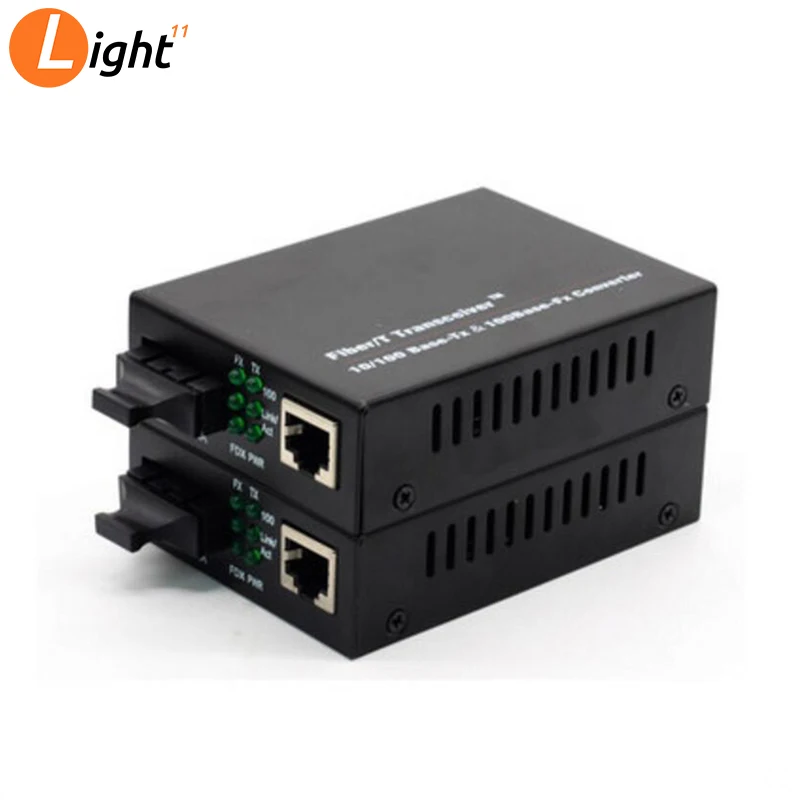 1 пара 10/100/1000 гигас Мбит/с одномодовый двойной волоконно оптический медиа