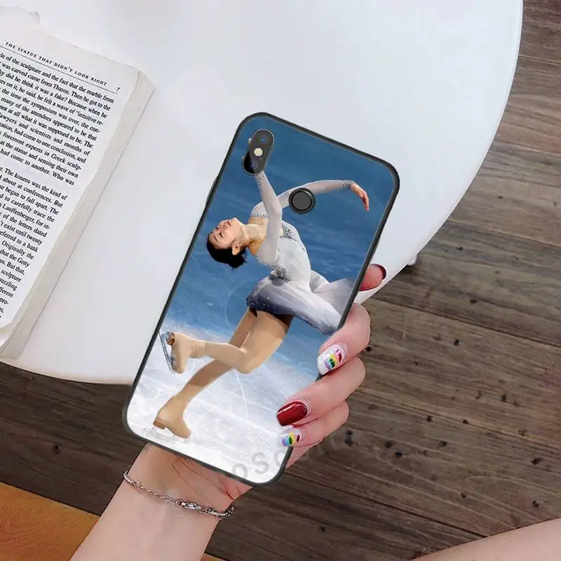 

Figure skating skates art pattern luxury protective funda phone case For Xiaomi Redmi note 7 8 9 t k30 max3 9 s 10 pro lite
