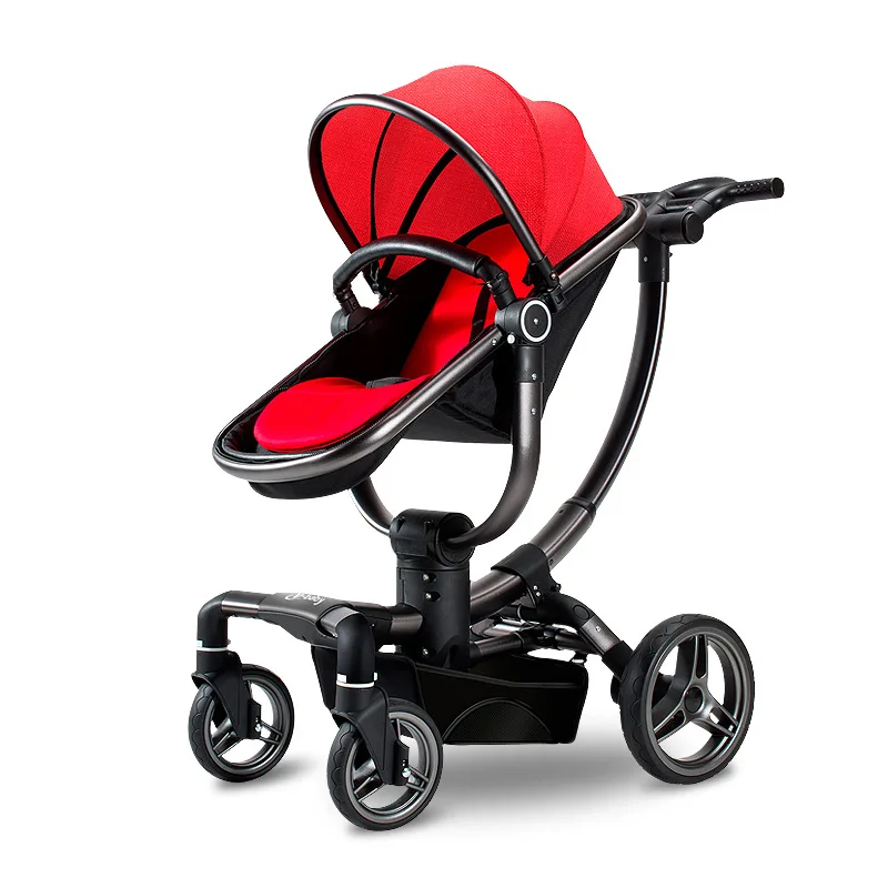 V-baby Luxury High View Mutifunctional Travel System Baby Stroller Pram Buggies Portable Folding Four Wheels