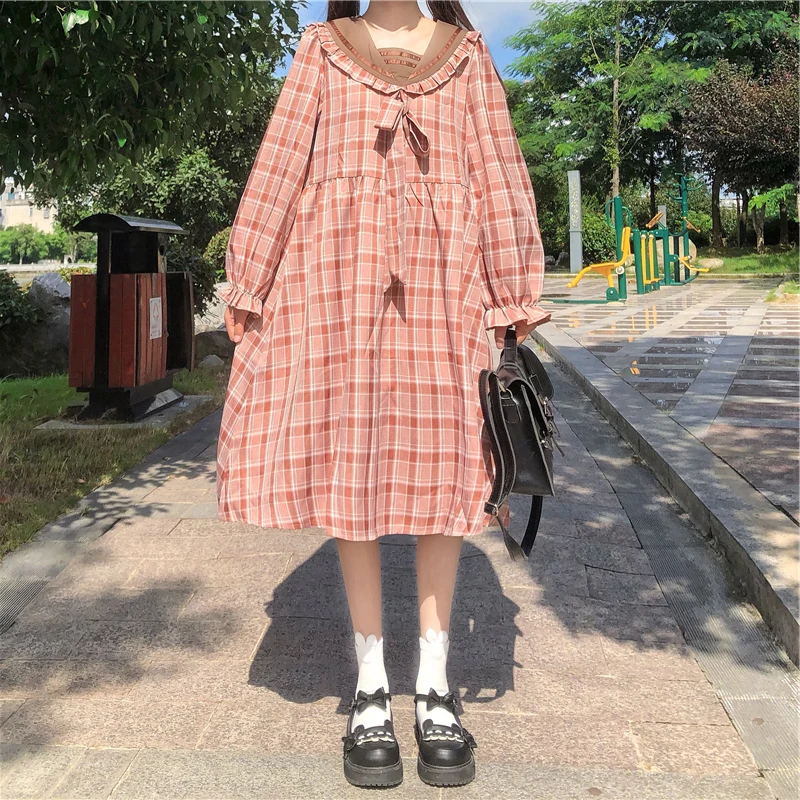 По сравнению с Размеры d платье для девочки размера плюс опрятный Vestido Женская Kawaii