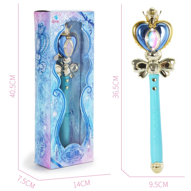 

Anime Cosplay Sailor Moon Tsukino Stick Spiral Heart Moon Rod Musical Wand Cosplay Props