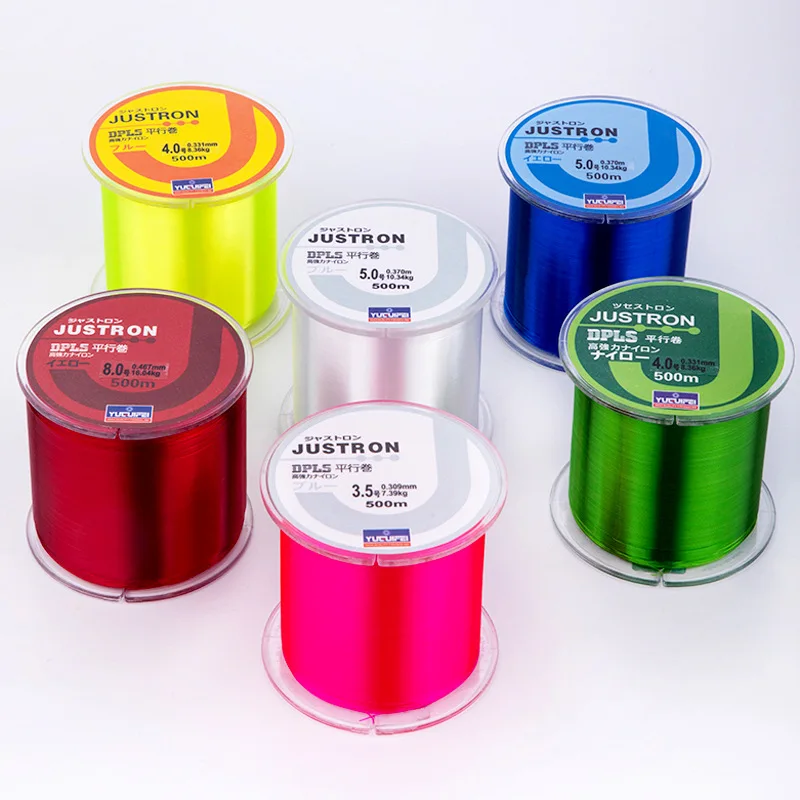 

Monofilament Nylon Ice Fishing Line 500M Super Strong Japanese Durable Fluorocarbon Sea Rope WireHigh Quaility Japan Material