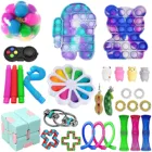 Популярный фиджет-антистресс, набор игрушек для взрослых, девушек, детей, сенсорная антистрессовая игрушка, коробка для игрушек