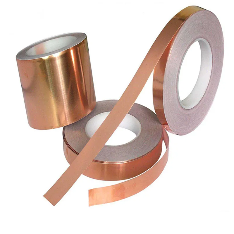 1 шт Однопроводная/двухпроводная лента из медной фольги самоклеящаяся
