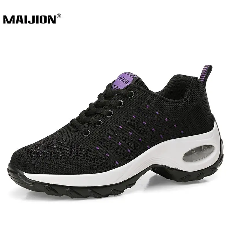 Женская Легкая удобная обувь для бега визуально увеличивающая рост Дышащие