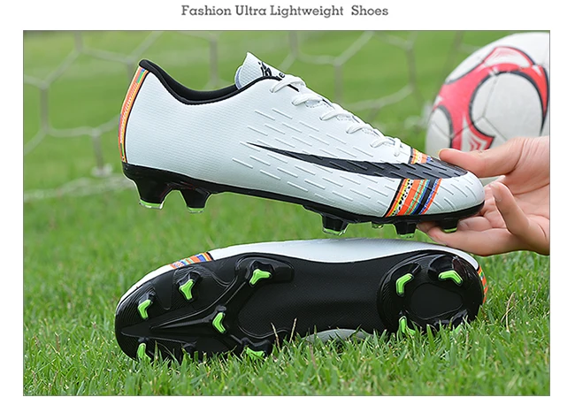 Новое поступление Superfly VI 360 Elite FG KJ 6 XII 12 CR7 Ronaldo Neymar мужские и женские мальчики высокие футбольные бутсы