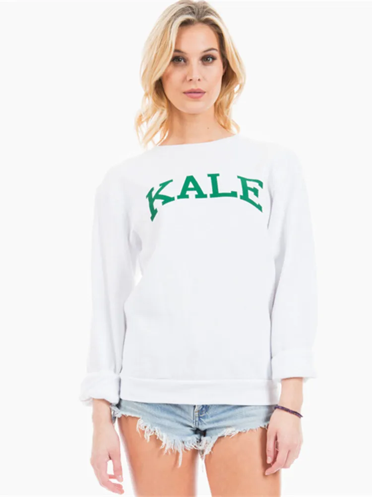 

Letter Printing Clothes Fashion Woman Sweatshirt Hoodies Spring Autumn Pullover White Lovers Women Casual Long Sleeve Tops