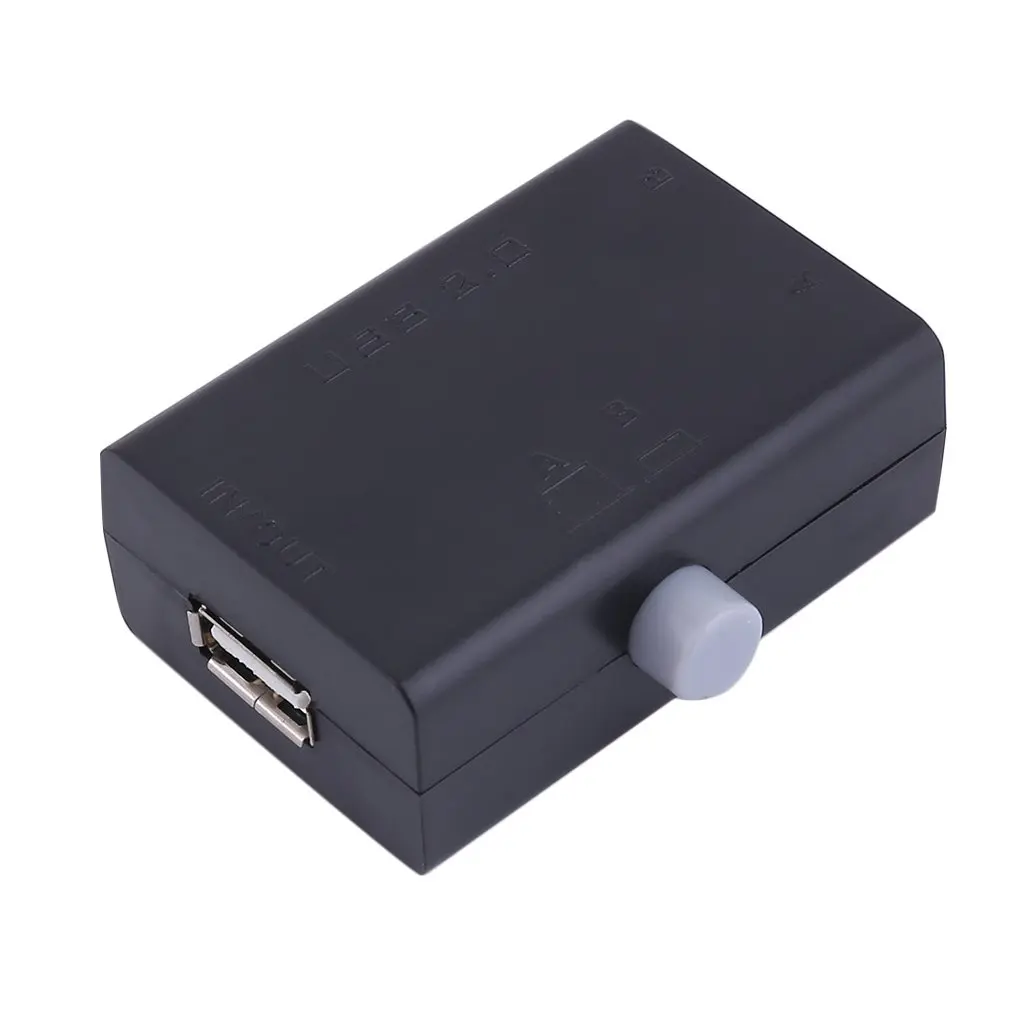 Hot High Quality New USB Sharing Share Switch Box Hub 2 Ports PC Computer Scanner Printer Manual Promotion Wholesale|Детали и