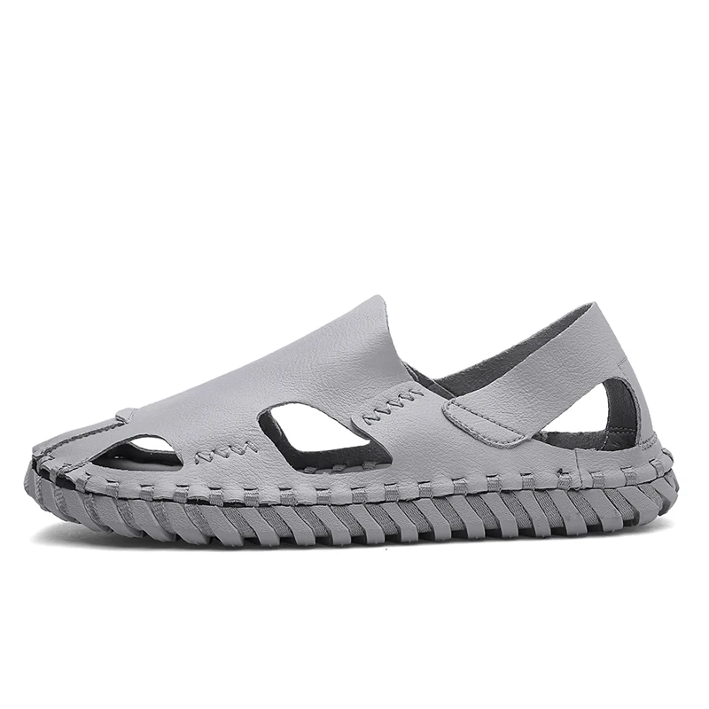 

Мужские сандалии в римском стиле deportivas, коричневые сандалии из натуральной кожи для работы, 2019