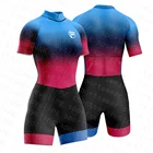 Модель 2021 года, велосипедный костюм, комплекты, летний женский комбидресс для гоночного велосипеда, одежда для езды на горном велосипеде
