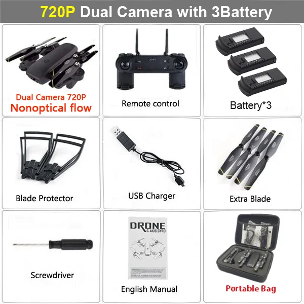 720P Black 3B Bag LAUMOX M70 FPV Дрон оптический с 4K HD камерой Дрон wifi следует за мной Вертолет радиоуправляемый Дрон Радиоуправляемый квадрокоптер Дрон VS SG906 - Цвет: 720P Black 3B Bag