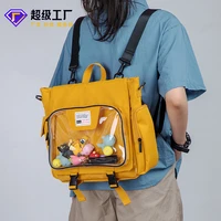 2021 new backpack japanese simple womens multifunctional single shoulder student schoolbag