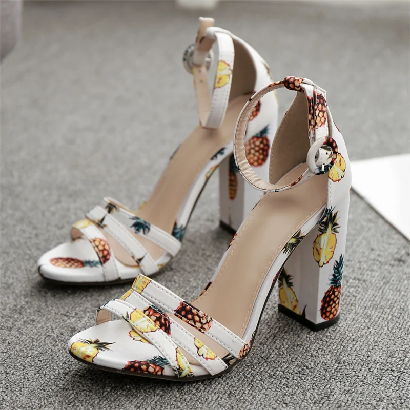 Женские сандалии на платформе и высоком каблуке 11 5 см туфли лодочки с цветочным