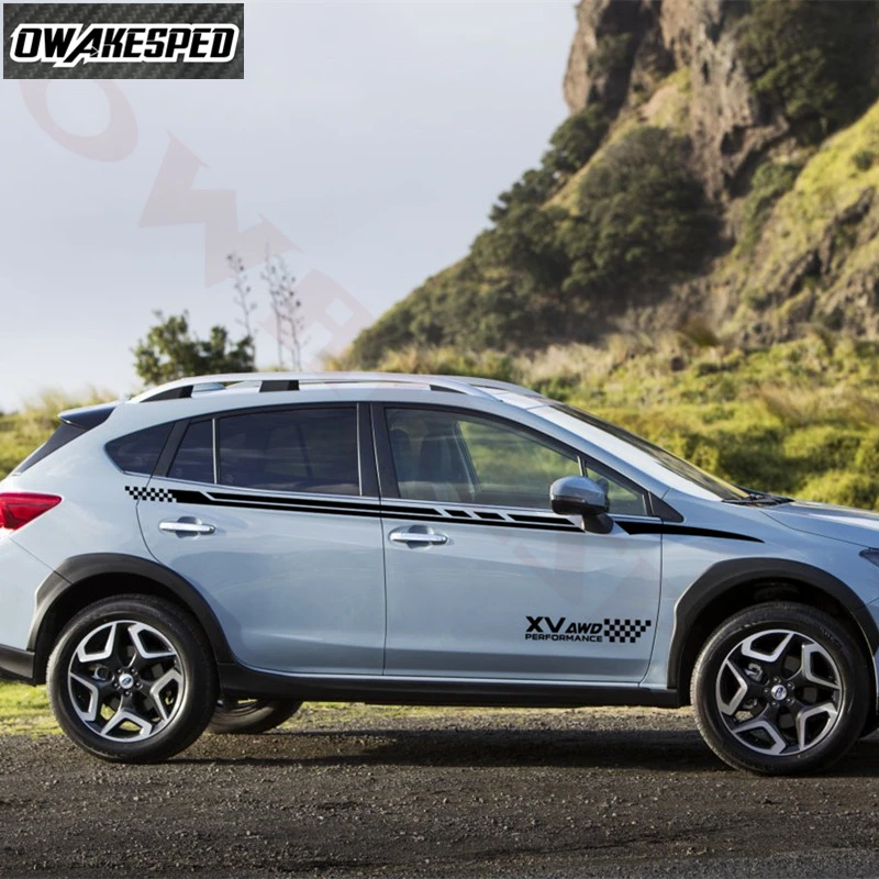 

Двусторонние полосы на талию автомобиля, виниловые наклейки, декоративная наклейка для кузова автомобиля, двери, спортивный Стайлинг, внеш...