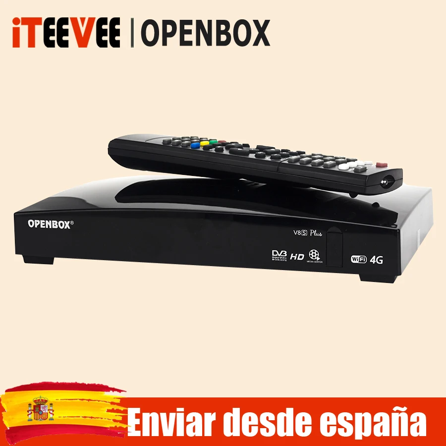 2 шт. iTEEVEE Openbox V8S плюс цифровой спутниковый ресивер AV USB Wifi веб-ТВ Biss ключ 2xusb Youporn CCCAMD NEWCAMD DVB-S2 S2