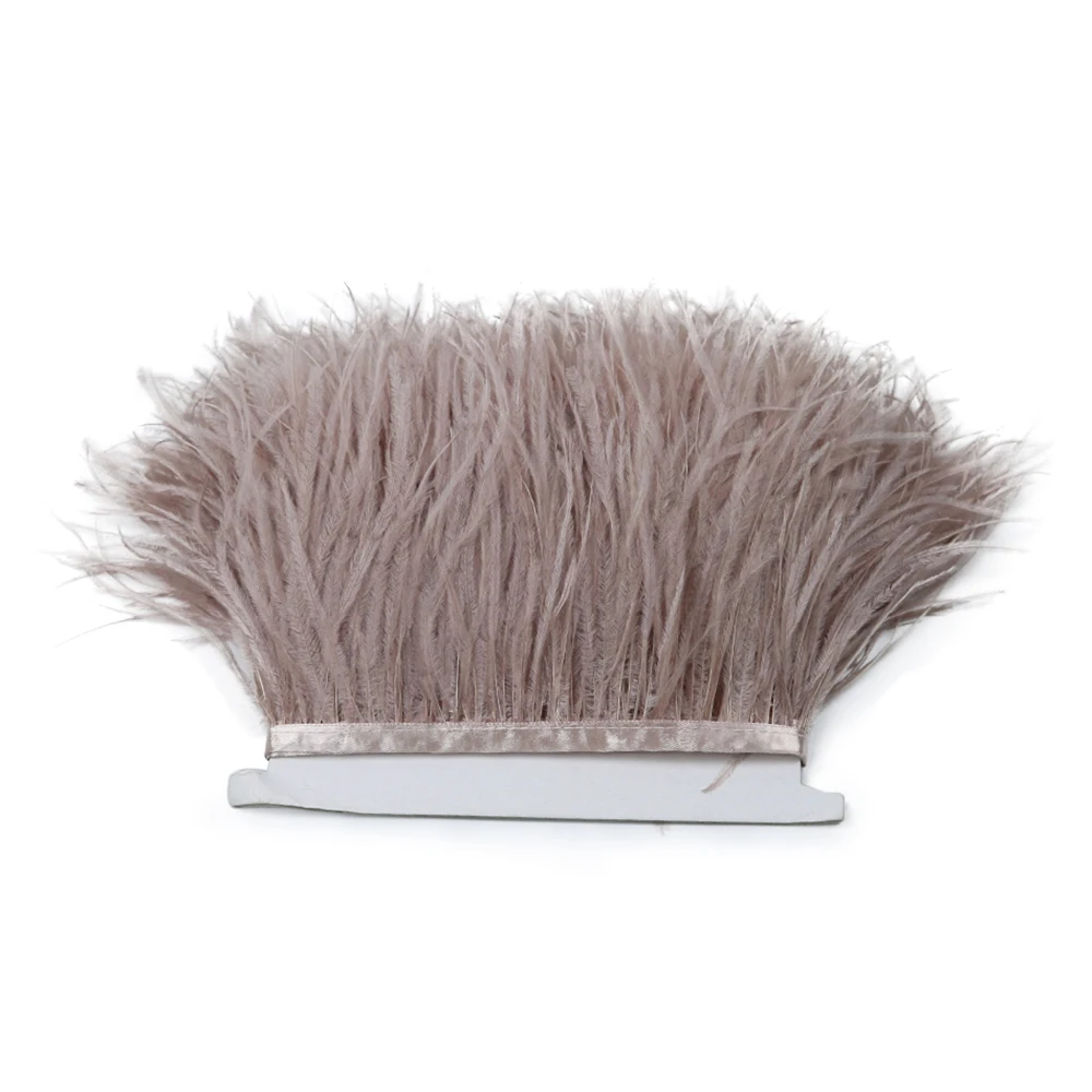 1 метр розовое страусиное перо отделка бахрома пушистые натуральные украшения