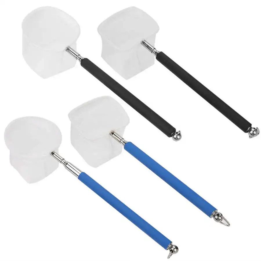 Adjustable Mini Fishing Net Pole for Aquarium Tank Shrimp Folding Landing Round Square Fly |