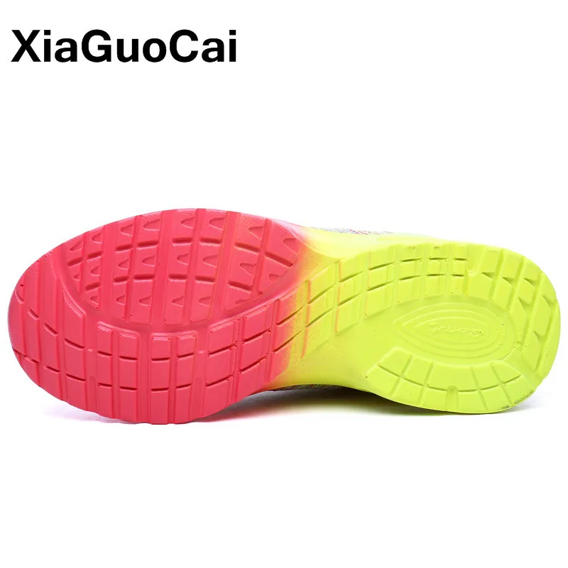 Women's Casual Shoes Breathable Big Size Cushioning Knit Woman Sneakers Lightweight Female Footwear Spring Autumn High Quality