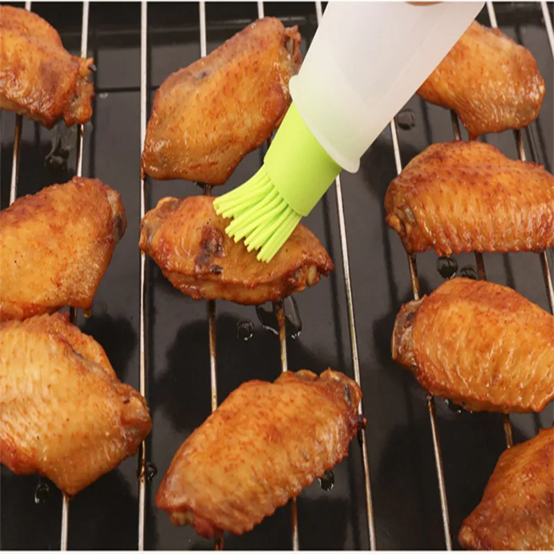1 шт. кухонные аксессуары для барбекю масляная щетка Инструмент Силиконовые