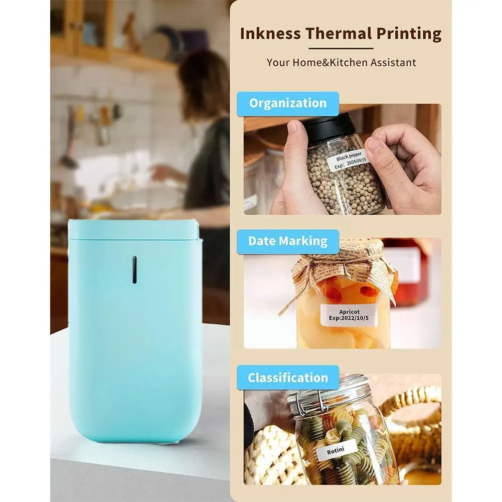 

Беспроводной принтер для этикеток Niimbot D11 с Bluetooth, портативный карманный мини-принтер для быстрой печати, для дома и офиса X6f8