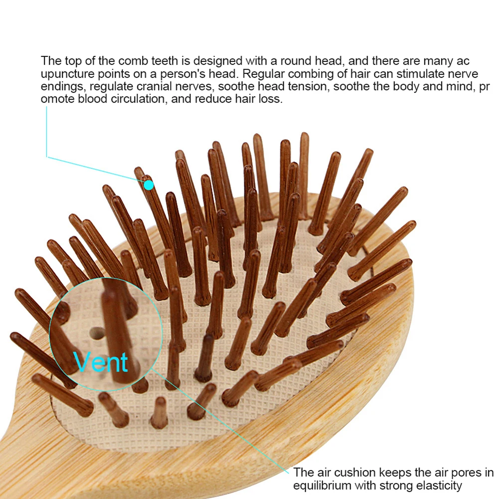 Анти-статический парикмахерские расчески Мода против выпадения волос подушка
