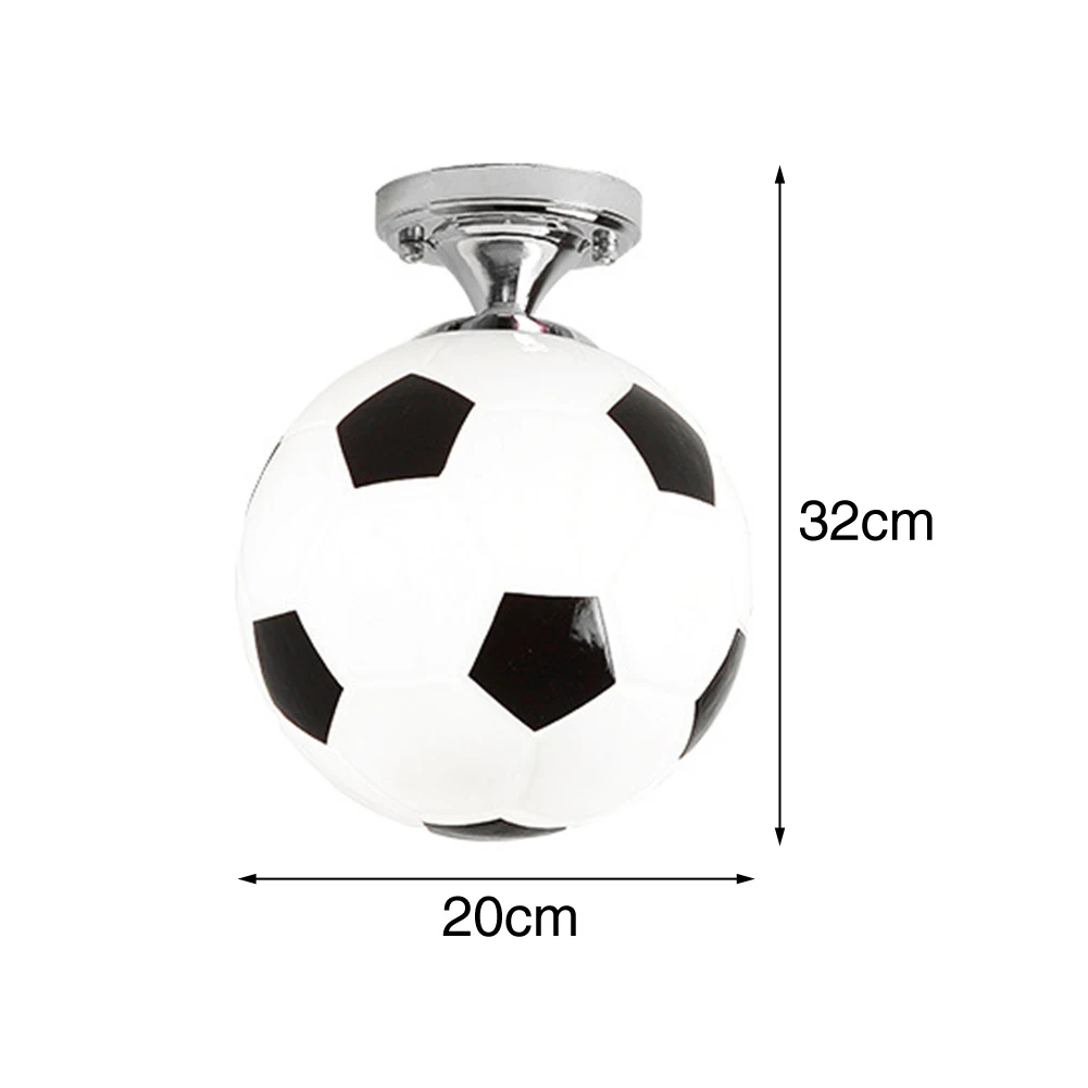 Уникальная люстра с футбольной символикой светодиодный потолочный светильник