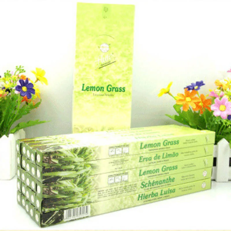 Lemon Grass Флейта 200 палочки/упаковка Цитронелла ароматизатор травяные Порошковые палочки ладан ручной прокатки из индийского сжигания в офисе для медитации - Аромат: Lemon Grass