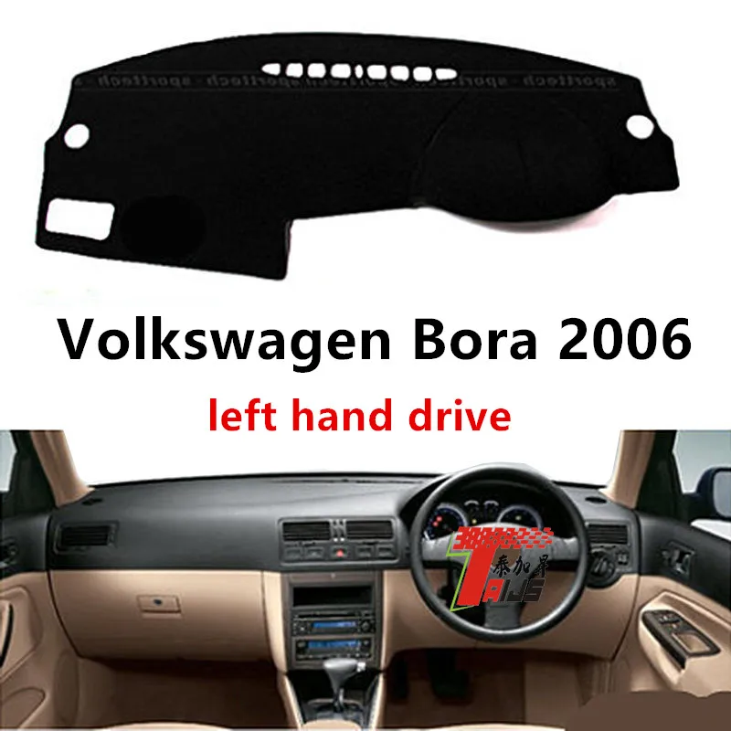 

Taijs right hand drive car dashboard cover for Volkswagen Bora 2006 protective polyester auto car dashboard mat for Bora 06