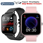 Смарт-часы P6 мужские и женские с Bluetooth, пульсометром и фитнес-трекером