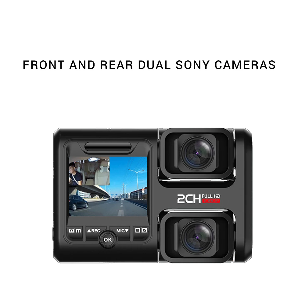 360 градусов WiFi видеорегистратор с инфракрасным ночным видением двойной 1080P