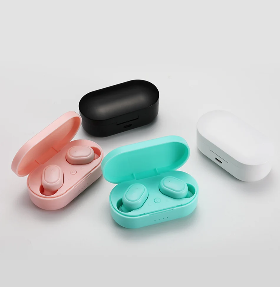 TWS Bluetooth наушники IPX6 водонепроницаемые V5.0 наушники беспроводные наушники для Andorid Ios с функцией громкой связи гарнитура