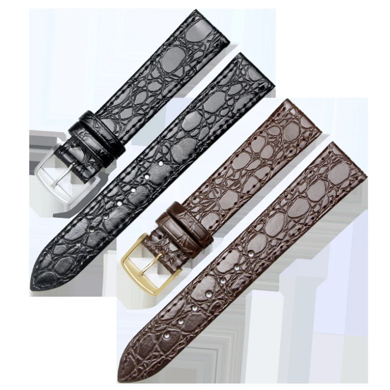 13mm 18mm 20mm Replacement Watchbands for Longines Genuine Leather Strap 18mm Watch Bands for Man Women Bracelet Clasp