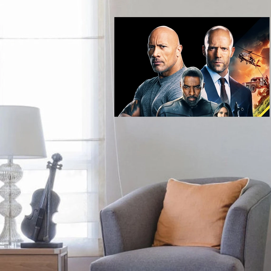 Быстрые и веселые подарки Хубби Шоу постер фильма печать на холсте украшение