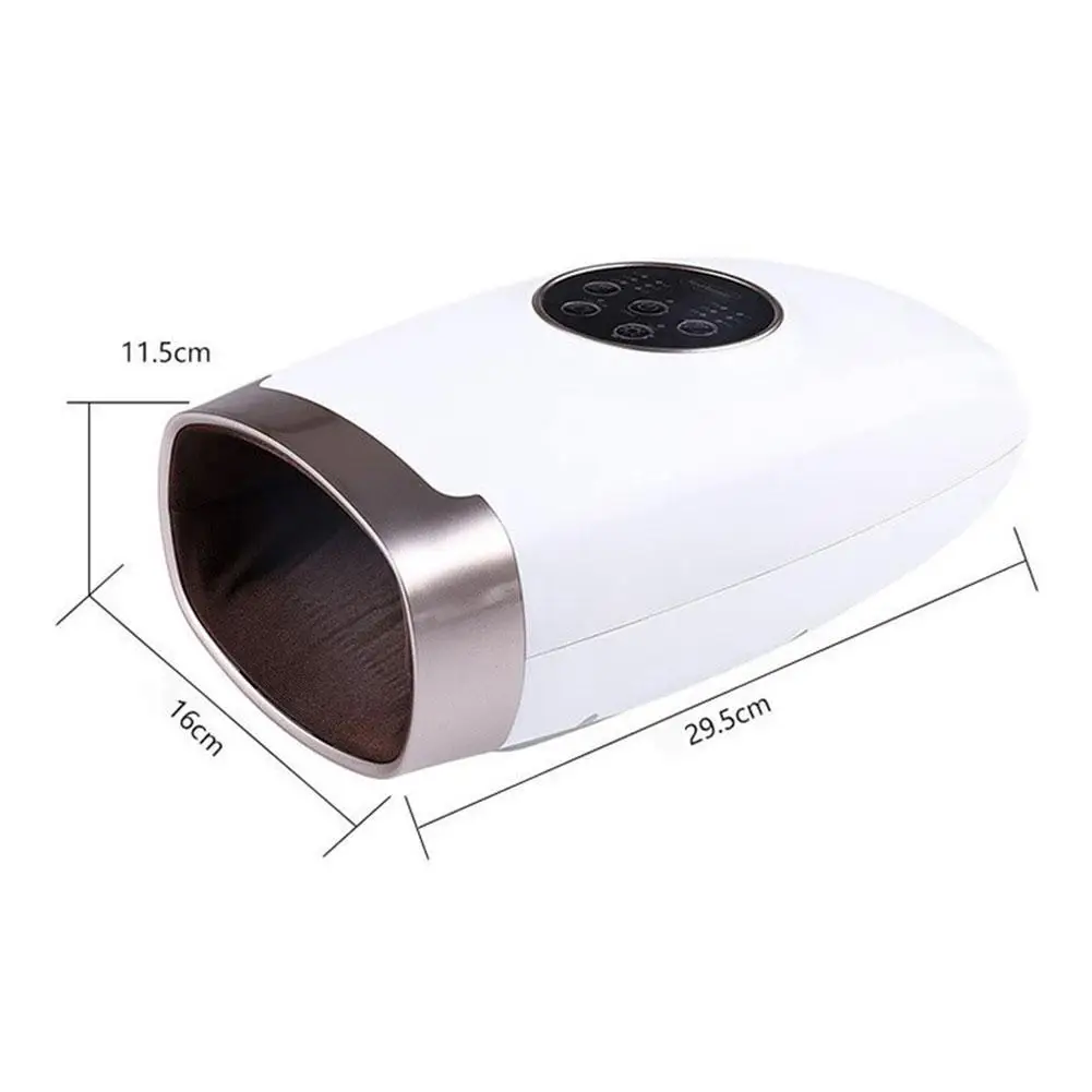 

Heated Hand Massager Physiotherapy Equipment Pressotherapy Palm Massage Device Air Compression Finger Massager Apparatus