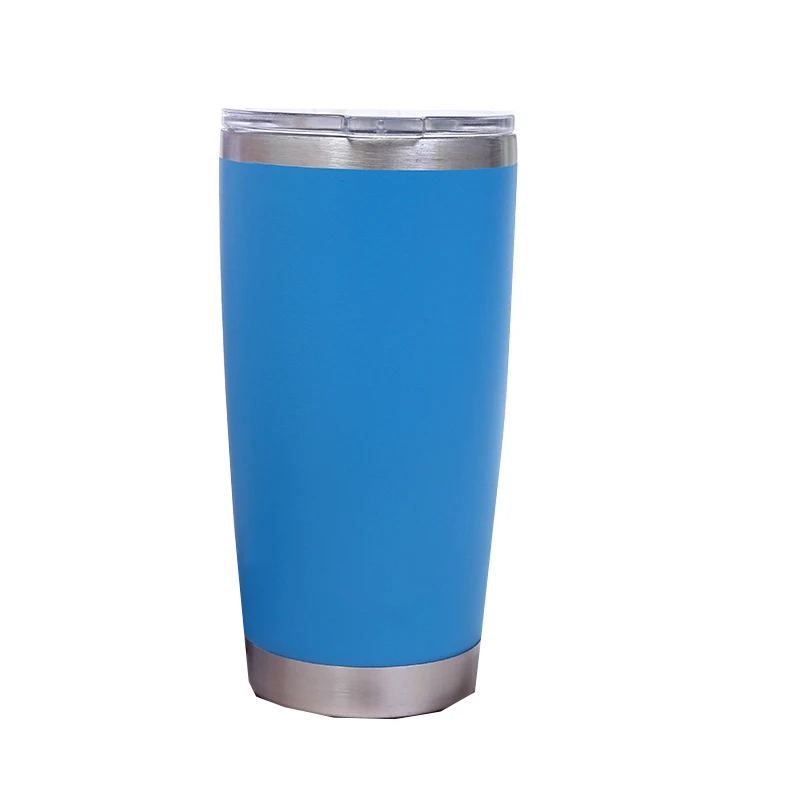 20oz The ocean blue Лазерная гравировка, Кастомизация 20 унций 30 унций, нержавеющая сталь, пивной стакан, стакан, дорожная пивная кружка, термос, кофейные кружки - Цвет: 20oz The ocean blue
