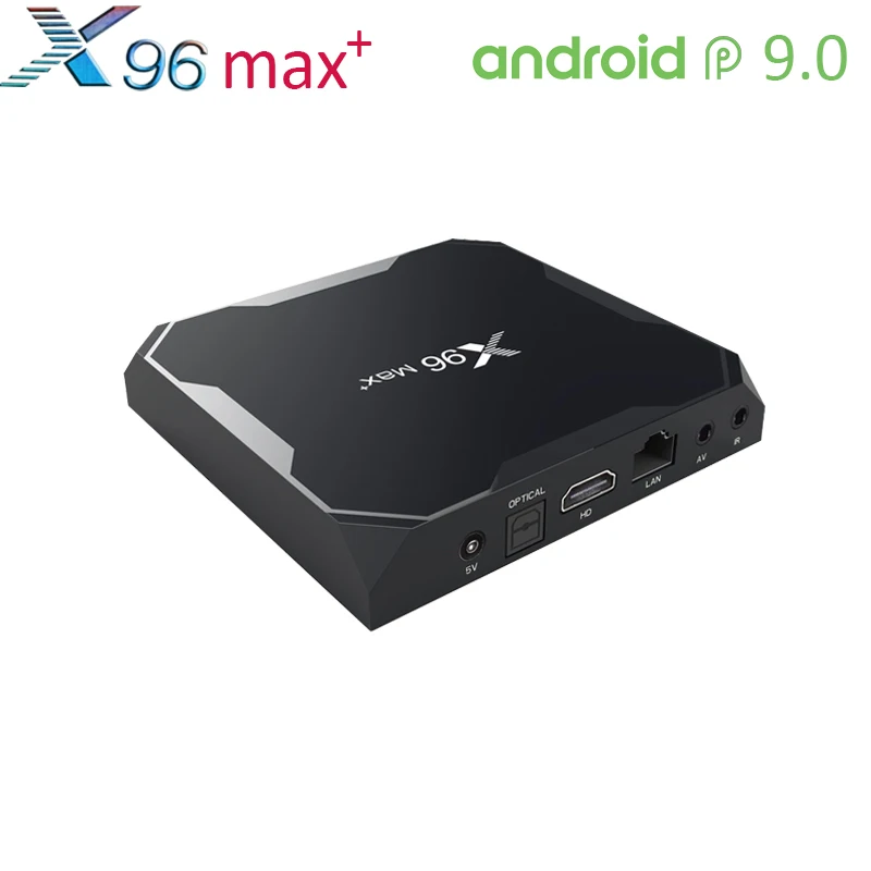 ТВ приставка X96 MAX Plus Android 9 0 Amlogic S905X3 1000 м X3 2 4 ГГц Wi Fi поддержка Smart TV|ТВ-приставки и