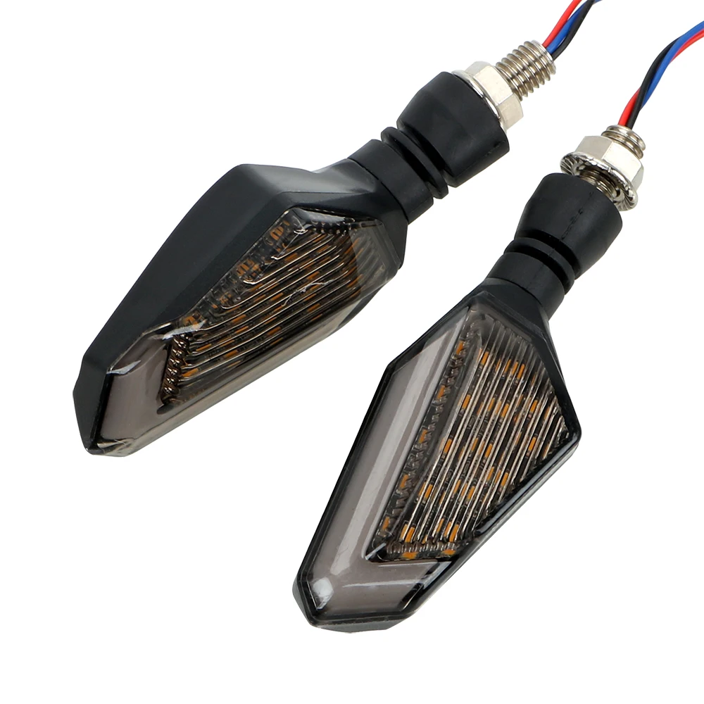 YOSOLO 2 шт./компл. мотоцикл светодиодный указатели поворота DC 12V спереди и сзади
